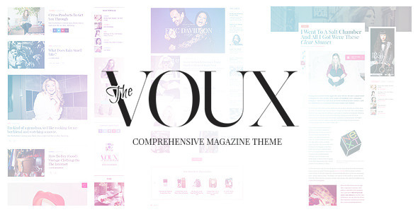 The Voux Preview Wordpress Theme - Rating, Reviews, Preview, Demo & Download