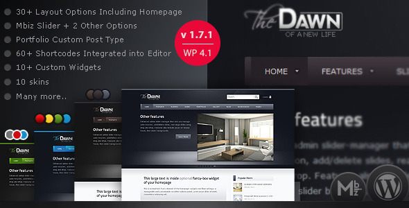 TheDawn Preview Wordpress Theme - Rating, Reviews, Preview, Demo & Download