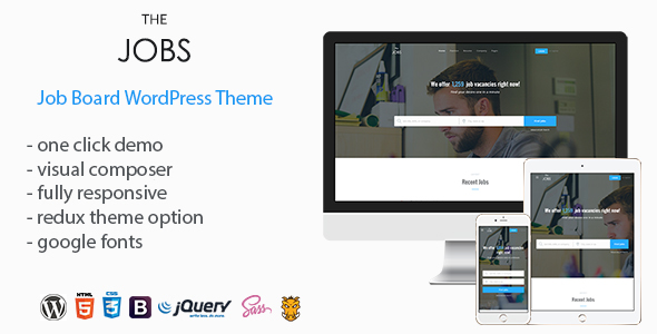 TheJobs Preview Wordpress Theme - Rating, Reviews, Preview, Demo & Download