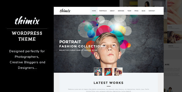 Thimix Creative Preview Wordpress Theme - Rating, Reviews, Preview, Demo & Download