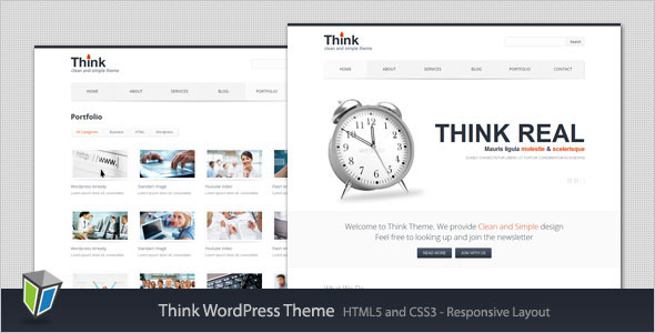 Think Preview Wordpress Theme - Rating, Reviews, Preview, Demo & Download