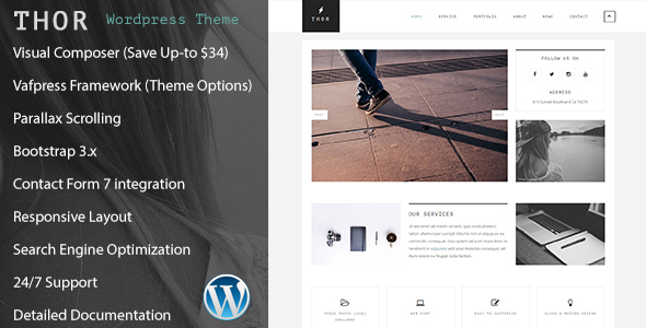 Thor Preview Wordpress Theme - Rating, Reviews, Preview, Demo & Download
