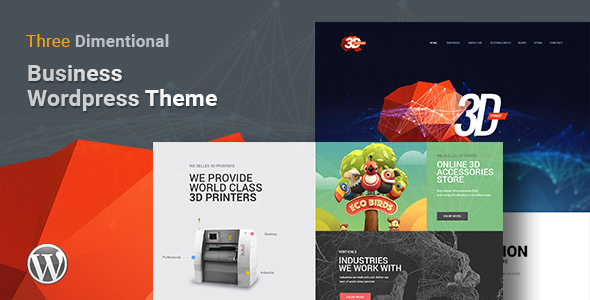 ThreeD Preview Wordpress Theme - Rating, Reviews, Preview, Demo & Download