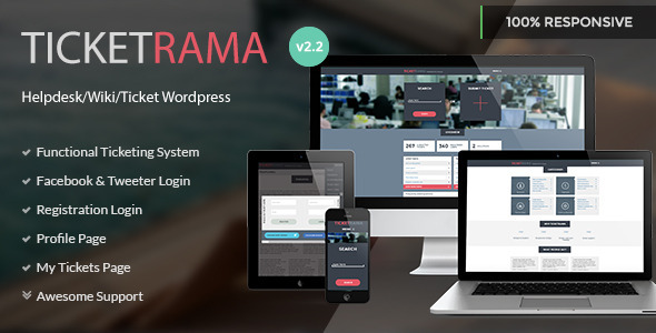 Ticketrama Preview Wordpress Theme - Rating, Reviews, Preview, Demo & Download
