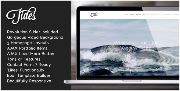 Tides Preview Wordpress Theme - Rating, Reviews, Preview, Demo & Download