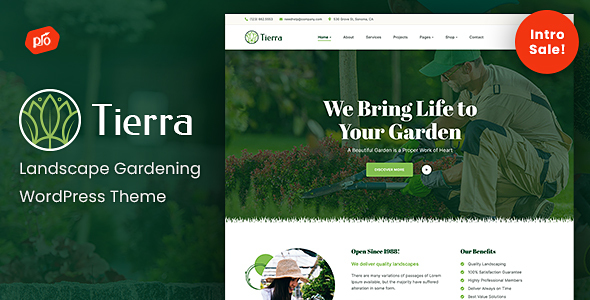 Tierra Preview Wordpress Theme - Rating, Reviews, Preview, Demo & Download