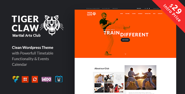 Tiger Claw Preview Wordpress Theme - Rating, Reviews, Preview, Demo & Download