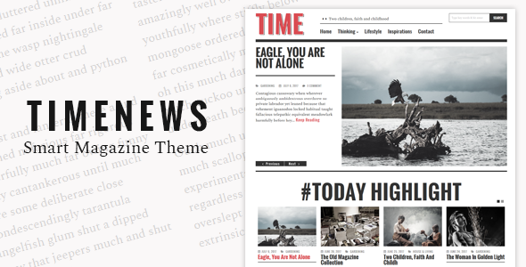 TimeNews Preview Wordpress Theme - Rating, Reviews, Preview, Demo & Download
