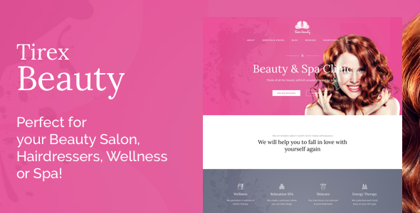 Tirex Beauty Preview Wordpress Theme - Rating, Reviews, Preview, Demo & Download