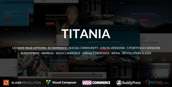 Titania Preview Wordpress Theme - Rating, Reviews, Preview, Demo & Download