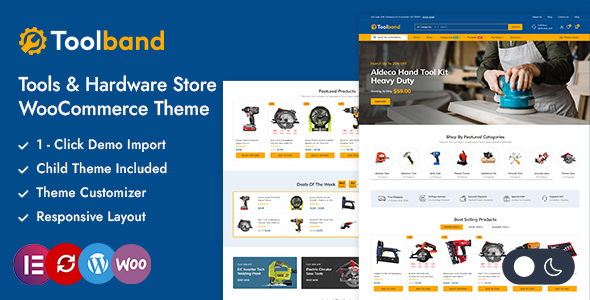 Toolband Preview Wordpress Theme - Rating, Reviews, Preview, Demo & Download