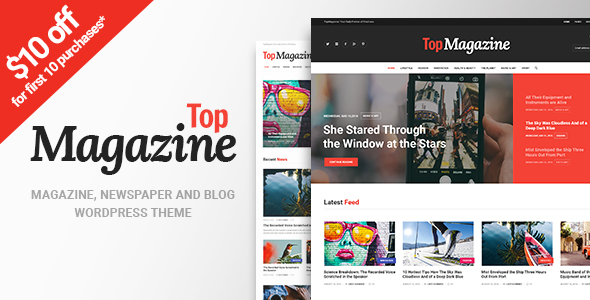 Top Magazine Preview Wordpress Theme - Rating, Reviews, Preview, Demo & Download