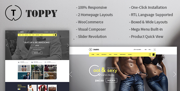Toppy Preview Wordpress Theme - Rating, Reviews, Preview, Demo & Download