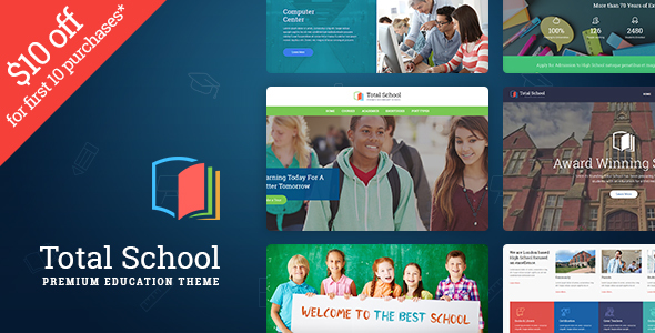 Total School Preview Wordpress Theme - Rating, Reviews, Preview, Demo & Download