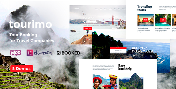 Tourimo Preview Wordpress Theme - Rating, Reviews, Preview, Demo & Download