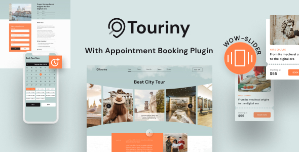 Touriny Preview Wordpress Theme - Rating, Reviews, Preview, Demo & Download