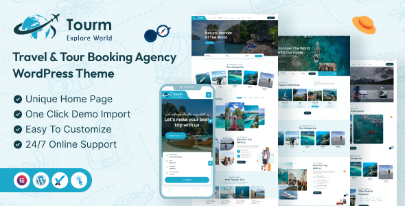 Tourm Preview Wordpress Theme - Rating, Reviews, Preview, Demo & Download