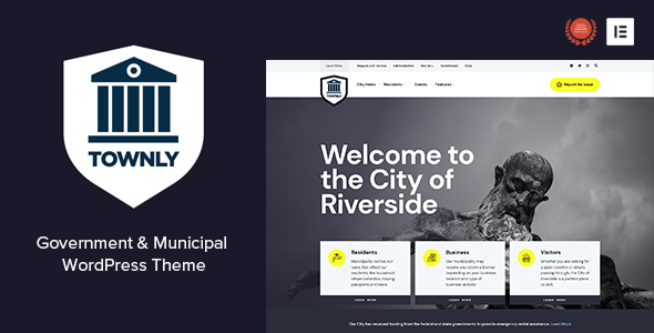 Townly Preview Wordpress Theme - Rating, Reviews, Preview, Demo & Download