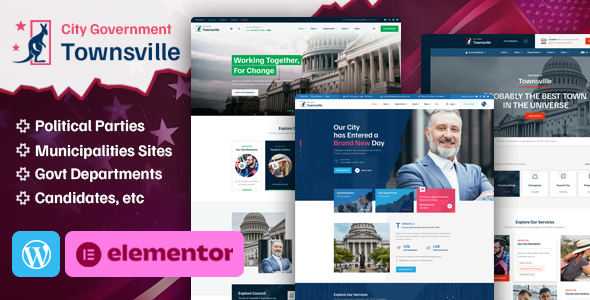 TownsVille Preview Wordpress Theme - Rating, Reviews, Preview, Demo & Download