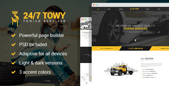 Towy Preview Wordpress Theme - Rating, Reviews, Preview, Demo & Download