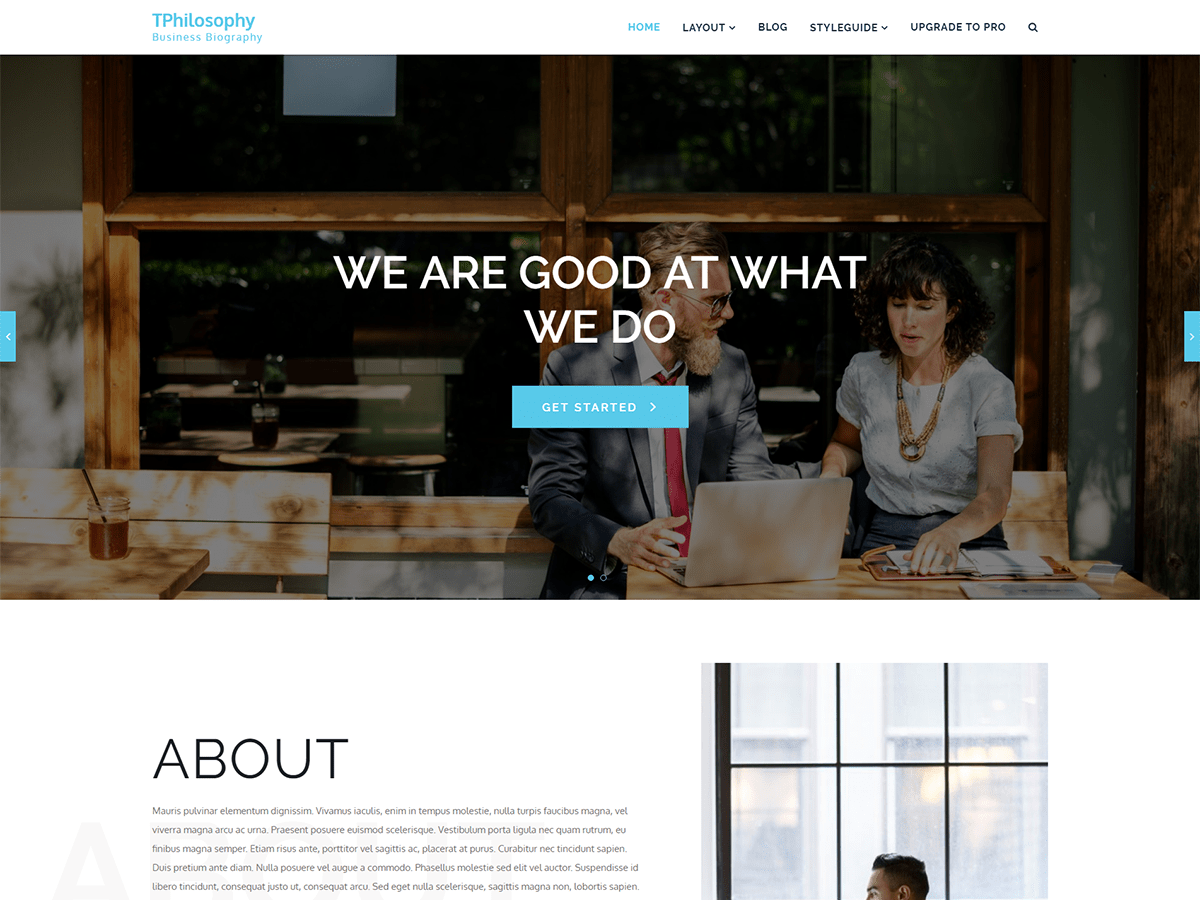 TP Philosophy Preview Wordpress Theme - Rating, Reviews, Preview, Demo & Download