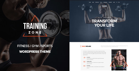 Training Zone Preview Wordpress Theme - Rating, Reviews, Preview, Demo & Download