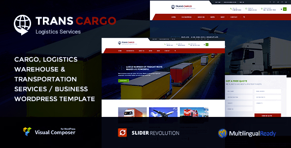 Trans Cargo Preview Wordpress Theme - Rating, Reviews, Preview, Demo & Download