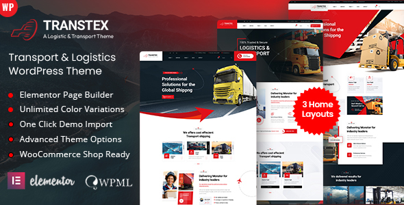 Transtex Preview Wordpress Theme - Rating, Reviews, Preview, Demo & Download