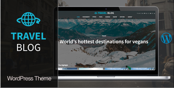 Travel Blog Preview Wordpress Theme - Rating, Reviews, Preview, Demo & Download