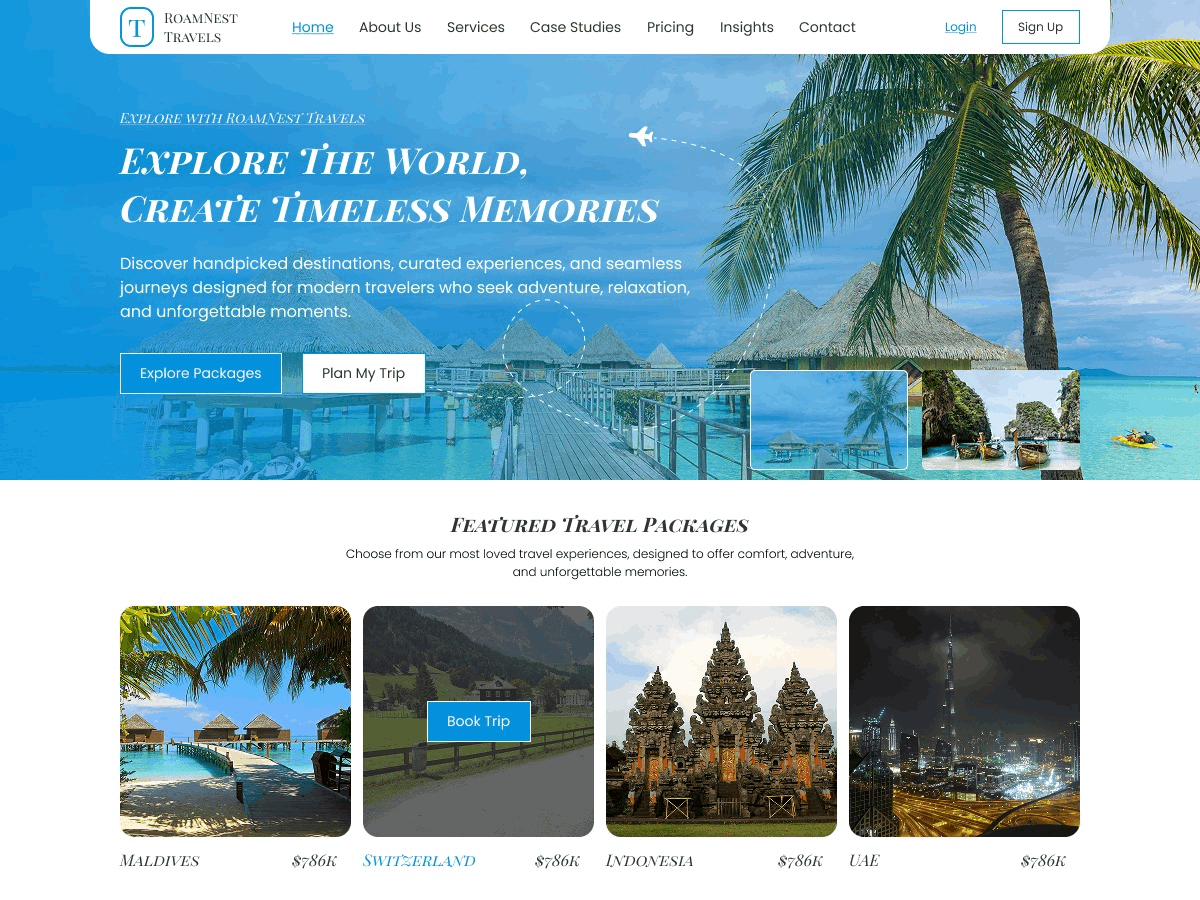 Travel Packages Preview Wordpress Theme - Rating, Reviews, Preview, Demo & Download