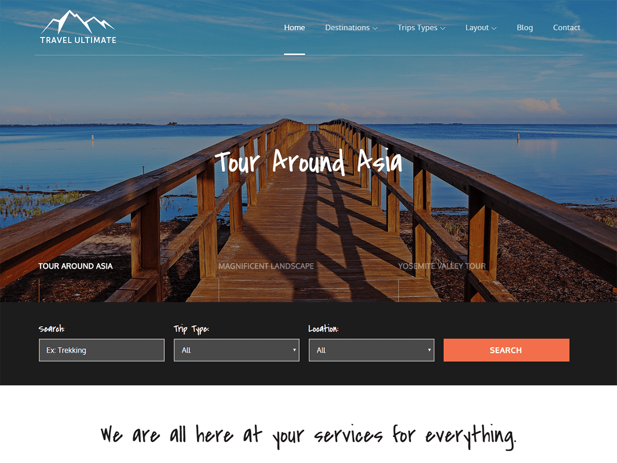 Travel Ultimate Preview Wordpress Theme - Rating, Reviews, Preview, Demo & Download