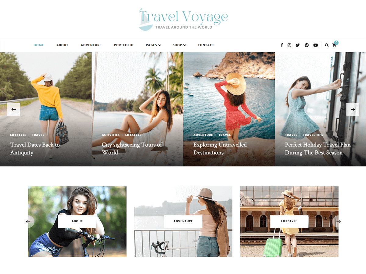 Travel Voyage Preview Wordpress Theme - Rating, Reviews, Preview, Demo & Download