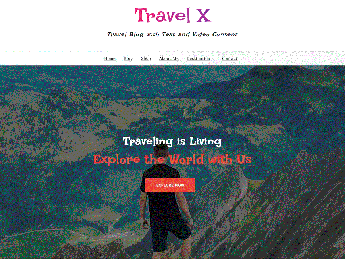 Travel X Preview Wordpress Theme - Rating, Reviews, Preview, Demo & Download