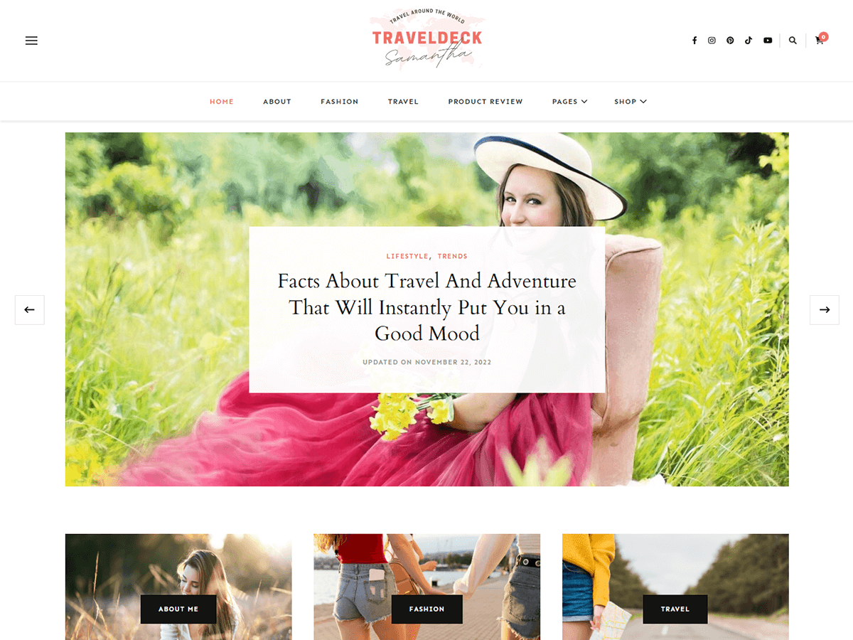Traveldeck Preview Wordpress Theme - Rating, Reviews, Preview, Demo & Download