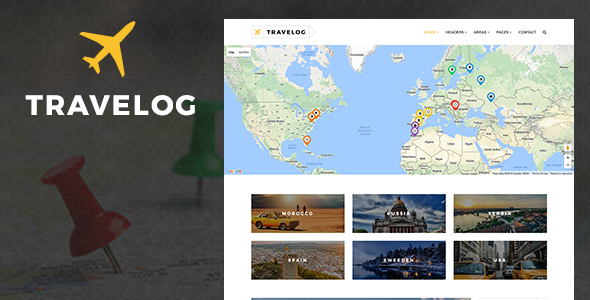 Travelog Preview Wordpress Theme - Rating, Reviews, Preview, Demo & Download