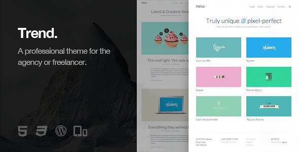 Trend Preview Wordpress Theme - Rating, Reviews, Preview, Demo & Download