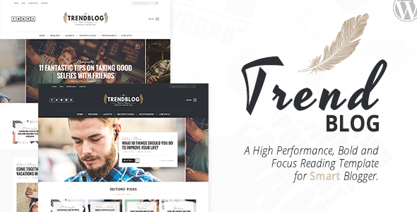 TrendBlog Preview Wordpress Theme - Rating, Reviews, Preview, Demo & Download