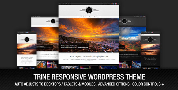 Trine Responsive Preview Wordpress Theme - Rating, Reviews, Preview, Demo & Download