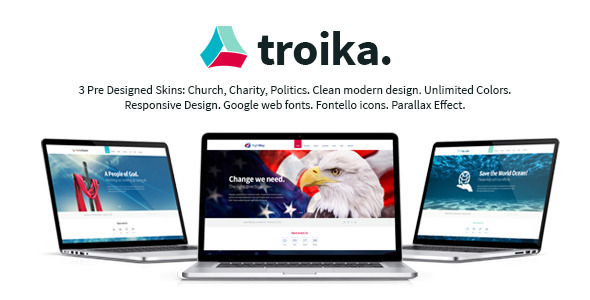 Troika Preview Wordpress Theme - Rating, Reviews, Preview, Demo & Download