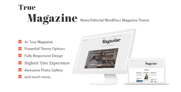 True Magazine Preview Wordpress Theme - Rating, Reviews, Preview, Demo & Download