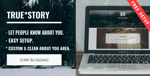 True Story Preview Wordpress Theme - Rating, Reviews, Preview, Demo & Download