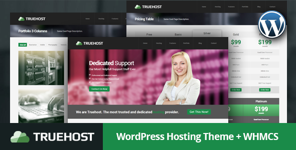 Truehost Preview Wordpress Theme - Rating, Reviews, Preview, Demo & Download