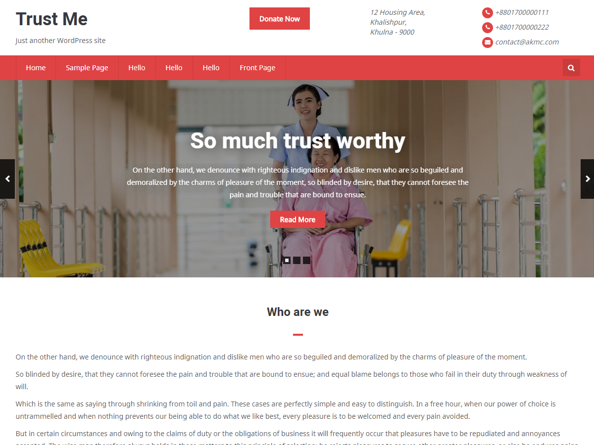 Trust Me Preview Wordpress Theme - Rating, Reviews, Preview, Demo & Download