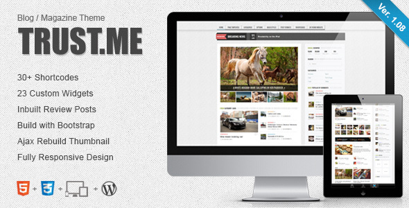 TrustMe Preview Wordpress Theme - Rating, Reviews, Preview, Demo & Download