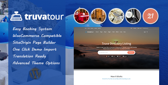 TruvaTour Preview Wordpress Theme - Rating, Reviews, Preview, Demo & Download