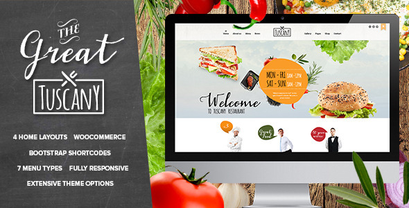 Tuscany Preview Wordpress Theme - Rating, Reviews, Preview, Demo & Download
