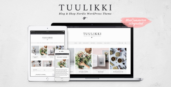 TUULIKKI Nordic Preview Wordpress Theme - Rating, Reviews, Preview, Demo & Download