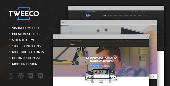 Tweeco Preview Wordpress Theme - Rating, Reviews, Preview, Demo & Download
