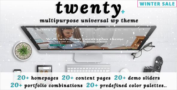 TwentyPlus Preview Wordpress Theme - Rating, Reviews, Preview, Demo & Download