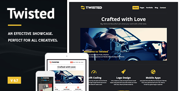 Twisted Preview Wordpress Theme - Rating, Reviews, Preview, Demo & Download